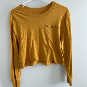 Friends themed cropped long sleeve